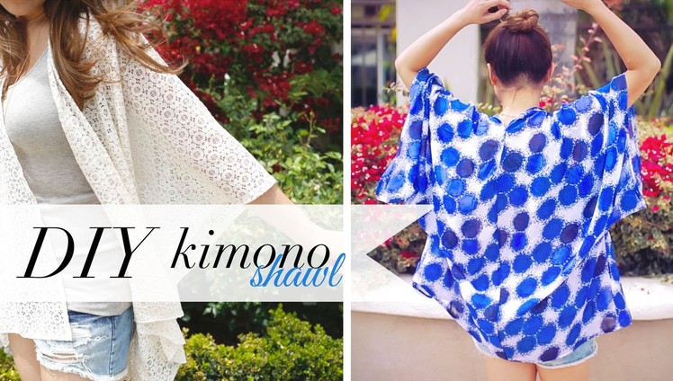 DIY Kimono Shawl - Music Festival & Beach Coverup | ANNEORSHINE
