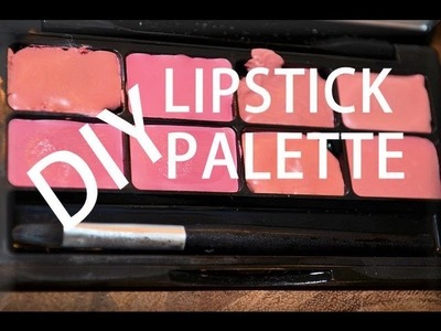 ✿ DIY LIPSTICK PALETTE! How to Custom Lipstick Color ✿ AprilAthena7