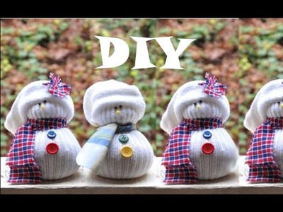 DIY Sock Snowman Project Gift!