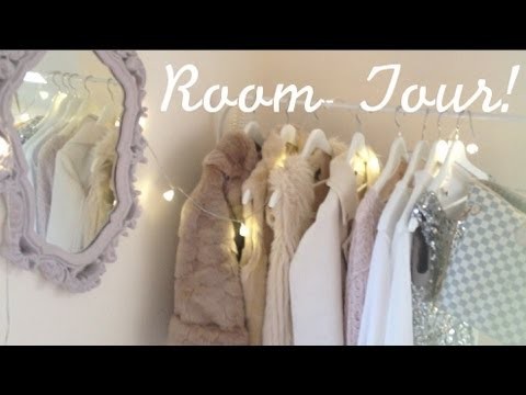 DIY: Teen girly bedroom interior inspiration (Room Tour)