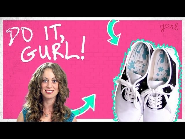 Do It, Gurl - How To Make Glitter Shoes