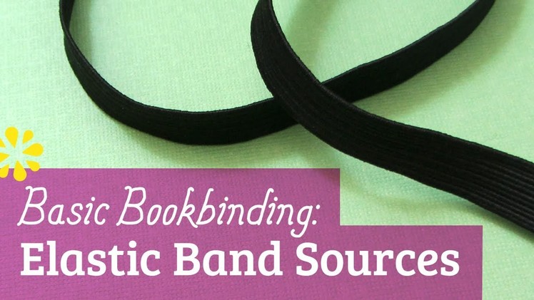 Elastic Band Sources for Bookbinding