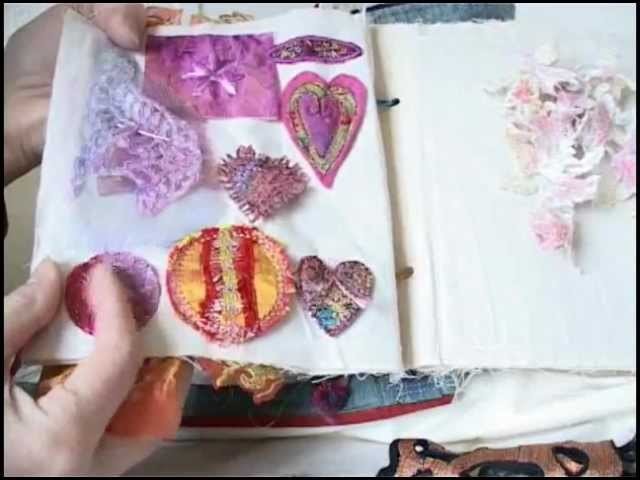 Fabric Journal Part 3 - Scrapbook for Stitch.flv