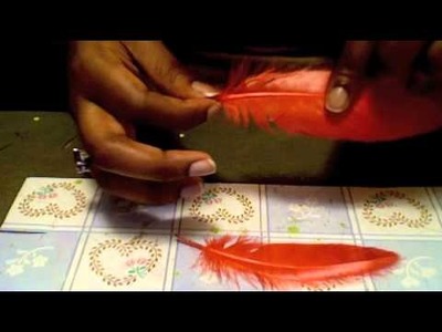 Feather earring tutorial