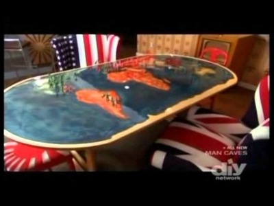 Globe Table On DIY Network's Man Caves