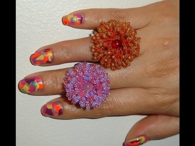 Handmade Jewelry: Coral Flower Ring