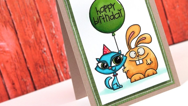 Happy Birthday (Copic Coloring) - Make a Card Monday #200