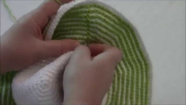 How to Crochet Slip Stitch a Hat Brim