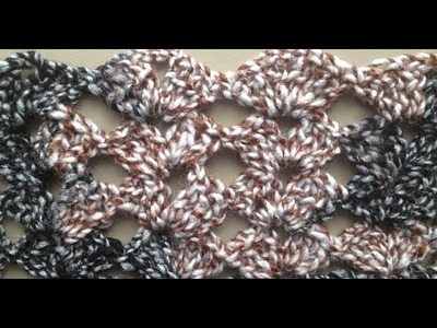 How to Crochet The Lacy Shell Stitch by ThePatterfamily