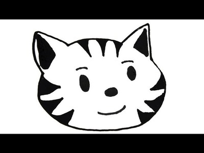 How to draw a kitty cat head - EP