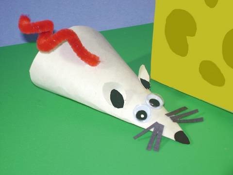 How to make a puppet mouse with scraps - EP