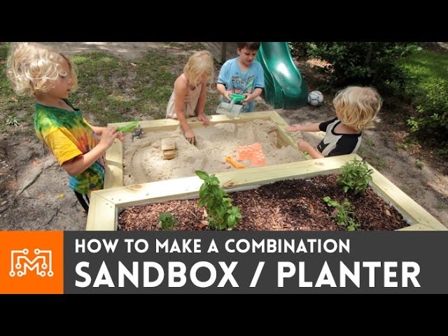 How to make a sandbox.planter combo