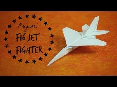 How to make an F16 Jet Fighter Paper Plane (Tadashi Mori)
