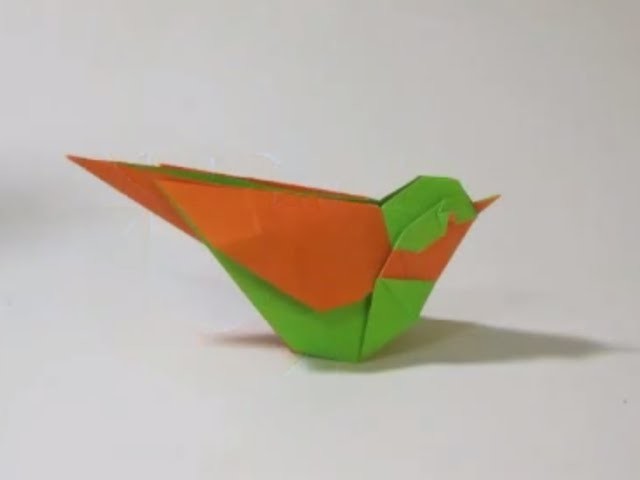 How to make an Origami Little Bird