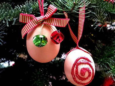 How to make Eggshell Christmas Ornaments!