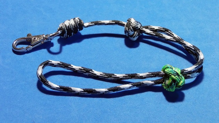 How to make. tie adjustable wrist Paracord lanyard ( Tutorial. Guide )