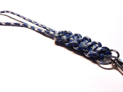 How to make. tie wrist paracord lanyard with the Cobra stitch knot ( Tutorial )