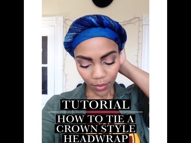 How To Tie A  Head Wrap.Turban For Short Natural Hair