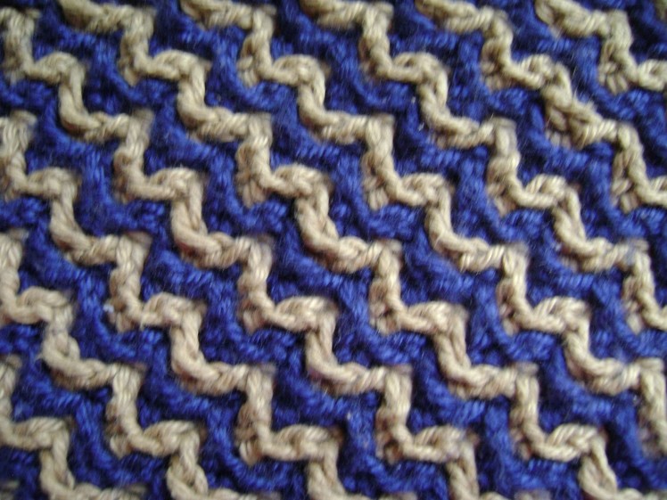 Interlocking Crochet™ - Zigzag Design