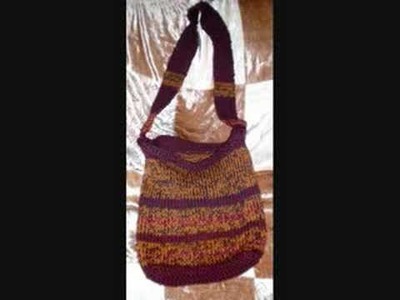 Knit then Felt a Tote or Purse or Market Bag