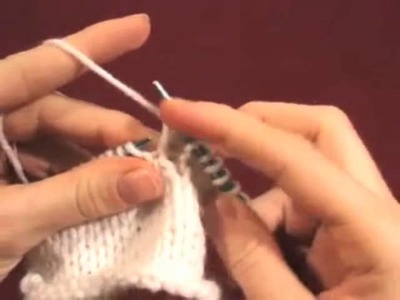 Knitting Increases: Knit Right Loop (KRL) Continental Style