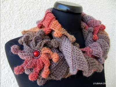 Lyubava Crochet Pattern 88 Scarf "Fantasy"