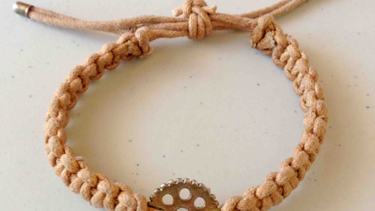 Make an Adjustable Macrame Bracelet - Style - Guidecentral