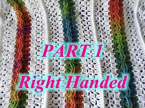 Mile a Minute Celtic Weave Afghan - Crochet Tutorial PT 1