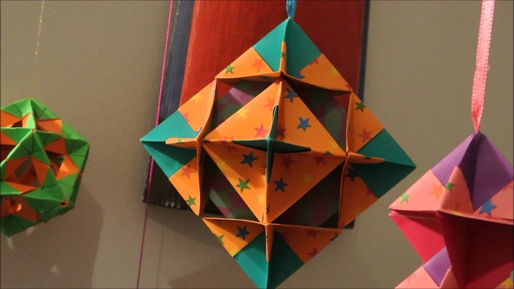 Modular Origami Decorations