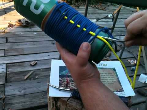 Paracord how to DIY pouch koozie Stormdrane part 2