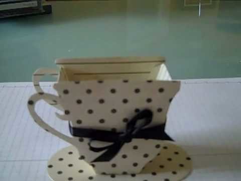 Stampin Up BIG SHOT and Sizzix Tea Cup Die