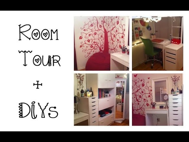 Updated ROOM TOUR + DIY Ideas! -HowToByJordan