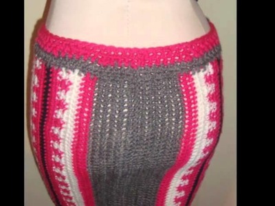2012 Crochet Mini Pencil Skirt