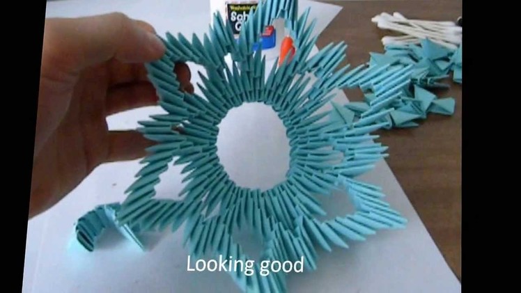 3D Origami Vase Tutorial: Frame 1