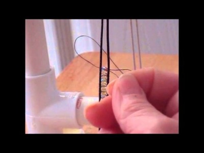 Adding Thread for Woven Wrap Bracelets
