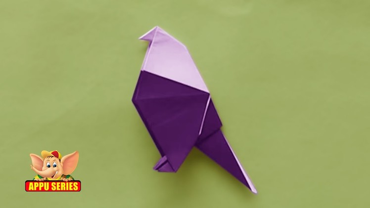 Arts and Crafts - Origami - Origami - Make a very interesting Bird