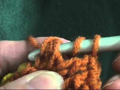 Back Post Double Crochet (bpdc)