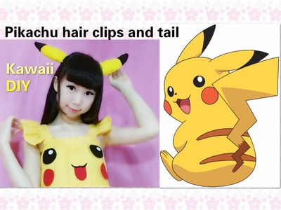 Cosplay DIY Pikachu Ears and tail (Easy)