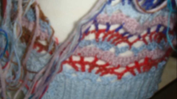 Crochet 2012 - Sweater - Combine crochet and knitting - stricken und häkeln abwechsesln