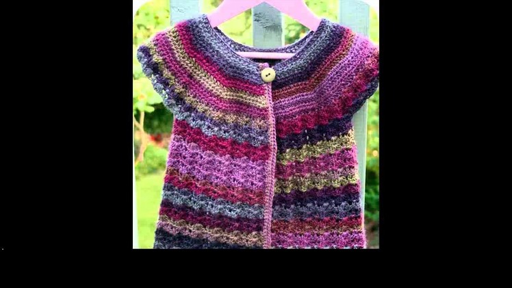Crochet baby sweater pattern