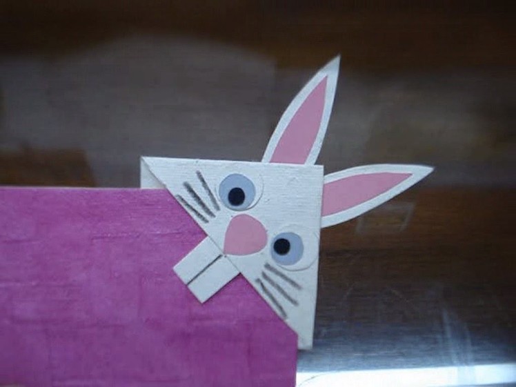 DIY Bunny Rabbit Bookmark