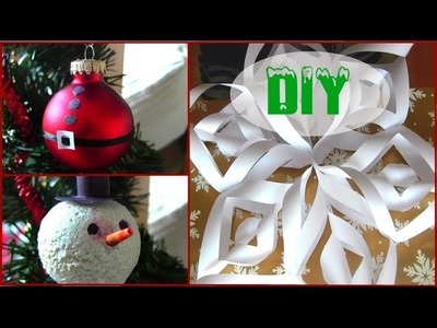DIY ❄ Christmas Ornaments!
