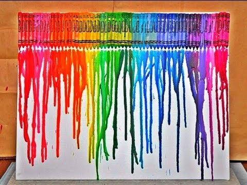 DIY: Crayon Melting Art