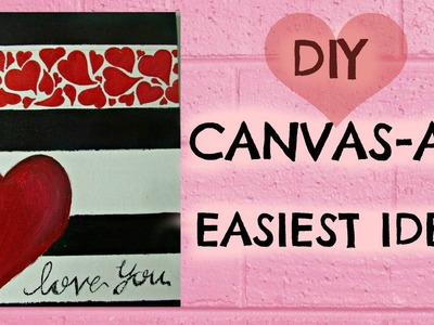 ✽ DIY- Easy Canvas wall art & Gift idea ✽