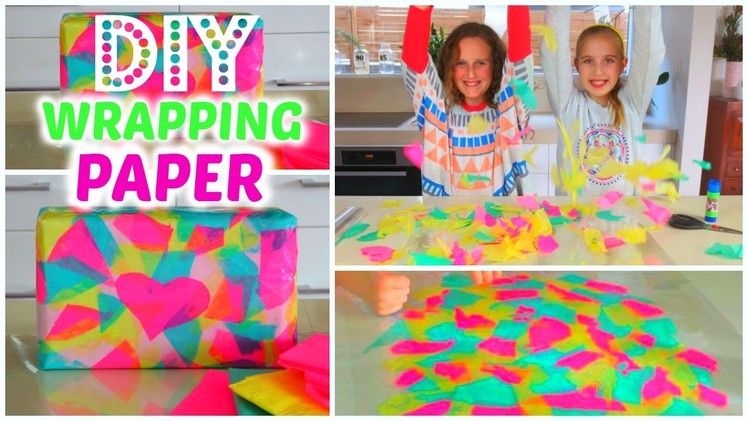 DIY Gift Wrapping Paper - How to Make Handmade Gift Paper , Designer Easy to Make