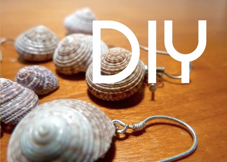 DIY Simple Shell Earrings