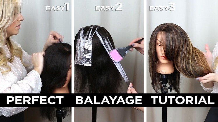 DIY Step by Step Perfect At Home Balayage Tutorial