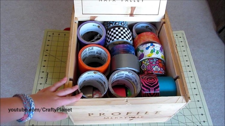 Duct Tape Storage - How We Store Our Duct Tape!!! (Duct Tape Crafts, Duct Tape Tutorial)