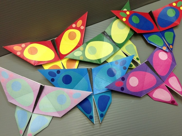 Free Origami Butterfly Paper - Print Your Own! - Butterflies