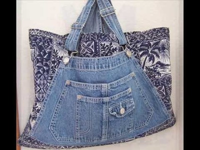 Handmade Bib Overall Tote Bags